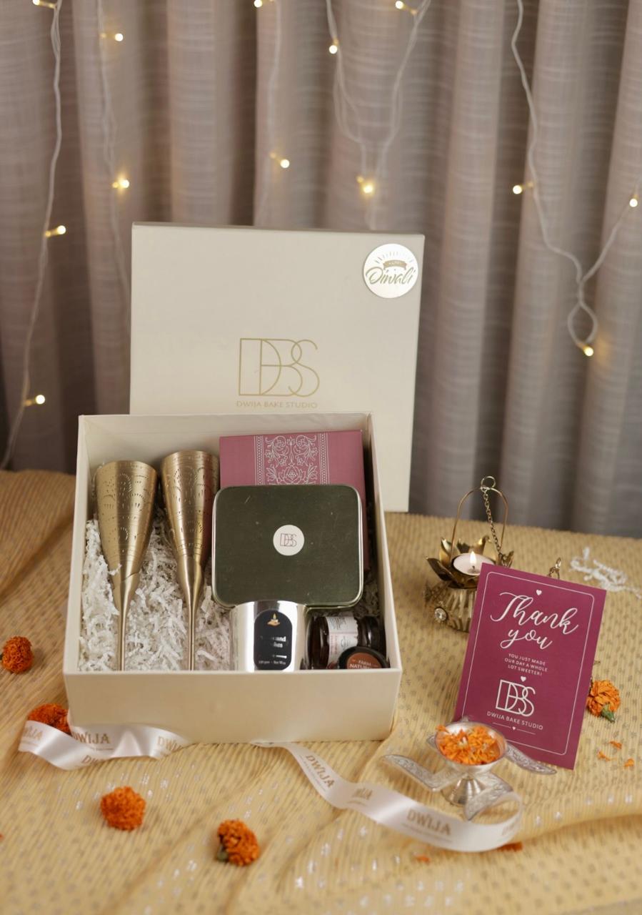 The Golden Muse — original Dwija Diwali hamper